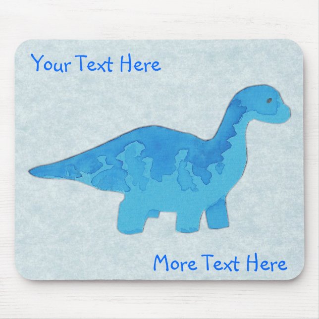 Mousepad Dino Azul (Frente)