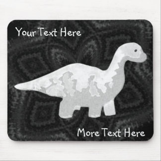 Mousepad Dino Branco