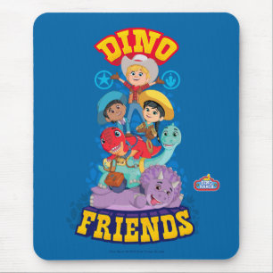 Mousepad Dino Friends   Dino Ranch