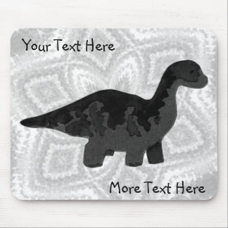 Mousepad Dino Preto