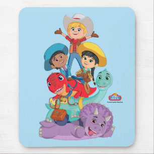 Mousepad Dino Ranch Friends