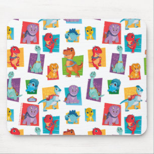 Mousepad Dino Ranch Pattern
