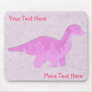 Mousepad Dino Rosa