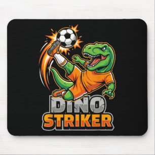 Mousepad Dino Striker T-rex Chute de Futebol Dinossauro Eng