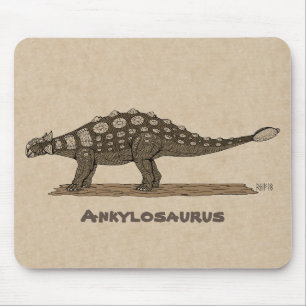 Mousepad Dinossauro Cretáceo Anquilossauro