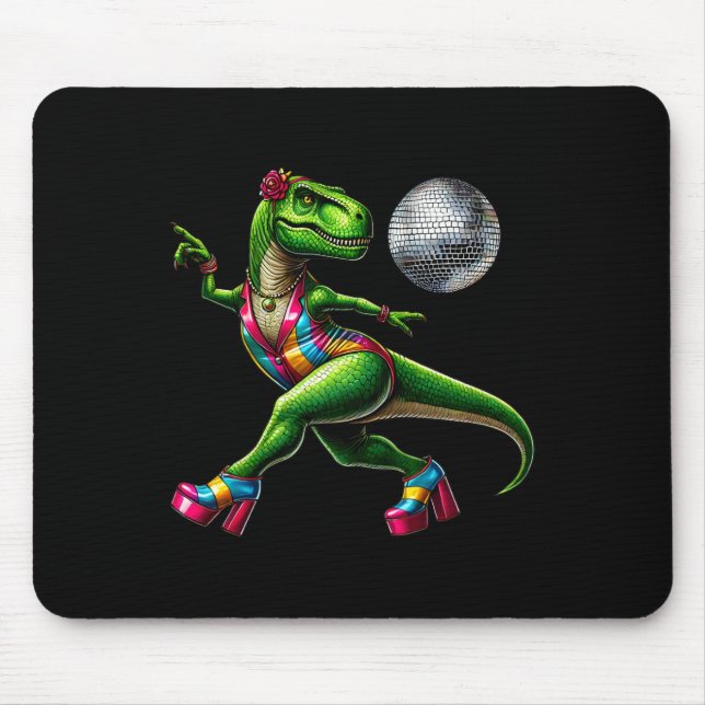 Mousepad Dinossauro Dançante Engraçado1 (Frente)