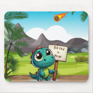 Mousepad dinossauro fofo, engraçado