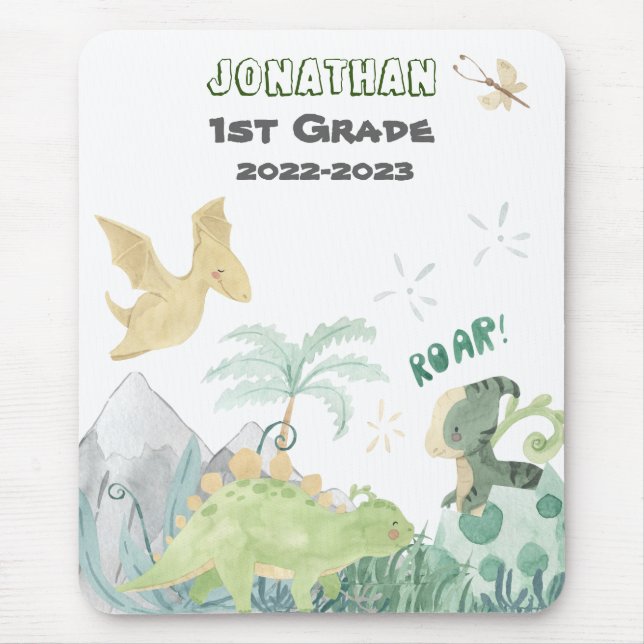 Mousepad Dinossauro Gato (Frente)