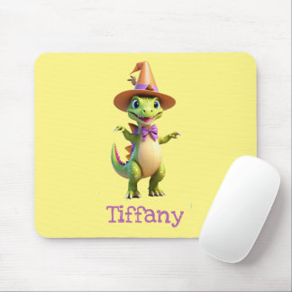 Mousepad Dinossauro mágico verde-bonito