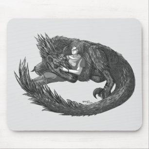 Mousepad Dinossauro Sonolento
