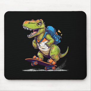 Mousepad Dinossauro T Rex Skate de Dinossauro Legal 