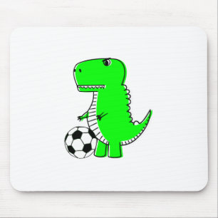 Mousepad Dinossauro Verde Adora Futebol