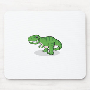 Mousepad Dinossauro verde de Rex do tiranossauro (T-Rex)