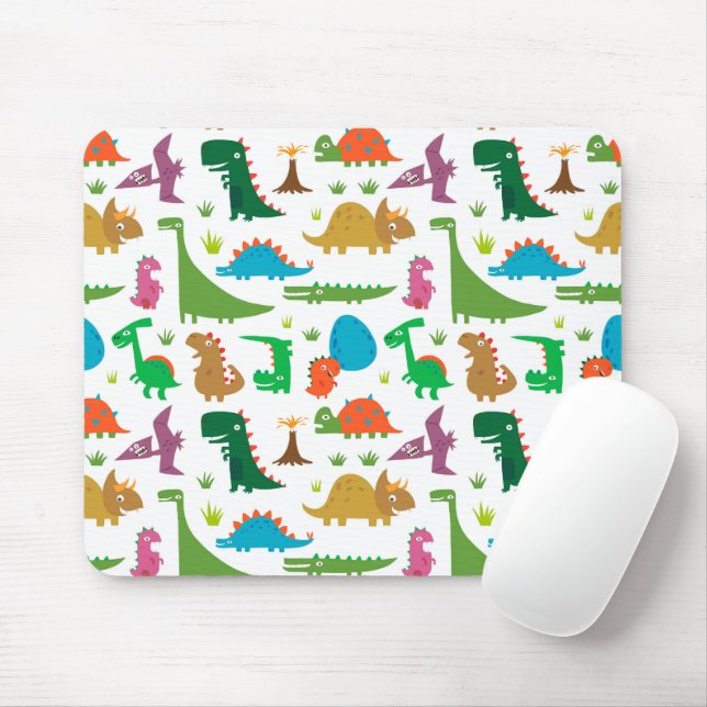 Mousepad Dinossauros abstrato (Com mouse)
