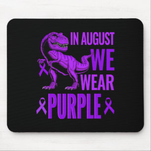 Mousepad Dinossauros T Rex Em agosto Vestimos Sobredosagem