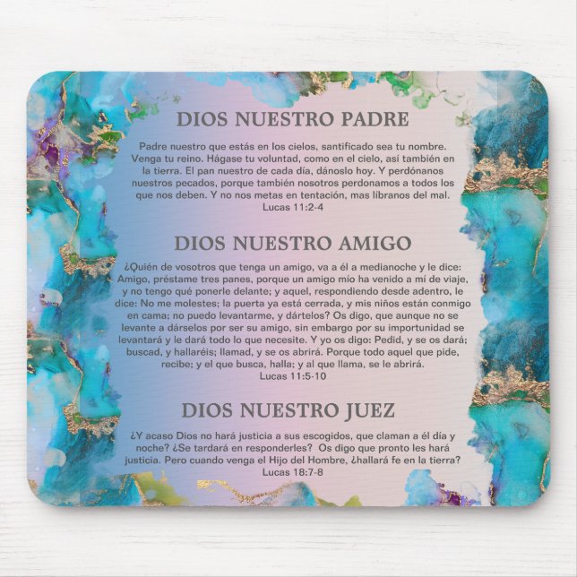 Mousepad Dios Padre Nuestro Amigo Juez Justo (Frente)