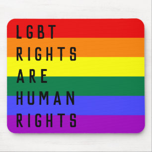 Mousepad Direitos LGBT são sinalizador de direitos humanos