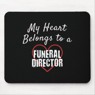 Mousepad Diretor de Funeral Meu Coração Pertence ao Amor Va