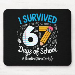 Mousepad Diretor de Teatro Sobreviveu 67 Dias de Humor Esco