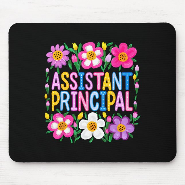 Mousepad Diretor Instantâneo De Volta à Escola Feliz Primei (Frente)