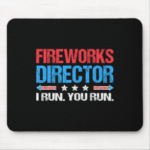 Mousepad Diretora De Fogos De Artifício Eu Lhe Lanço Engraç