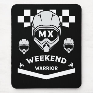 Mousepad Dirt Bike Weekend Warrior Motocross Rider