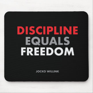 Mousepad "Disciplina é igual à liberdade" Jocko Willink