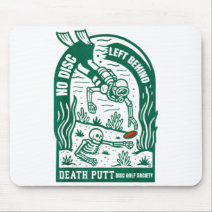 Mousepad Disco de Golfe Antigo Nenhum Disco Fica para Trás
