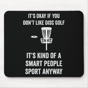 Mousepad Disco de Golfe Engraçado Homens Mulheres Crianças