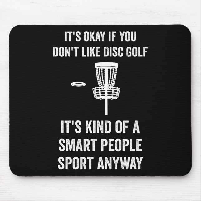 Mousepad Disco de Golfe Engraçado Homens Mulheres Crianças  (Frente)
