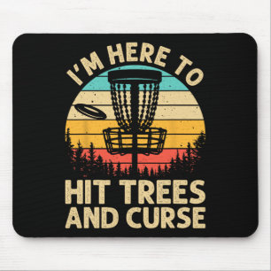 Mousepad Disco de Golfe Engraçado Para Homens Mulheres Joga