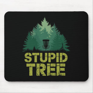 Mousepad Disco de Golfe Esportivo Árvore Estúpida Disco Eng