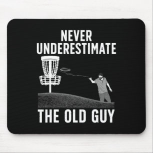 Mousepad Disco de Golfe Legal Para Homens Pai Avô Jogadores