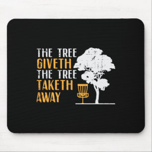 Mousepad Disco Golf Tree Giveth tira as divertidas mulheres