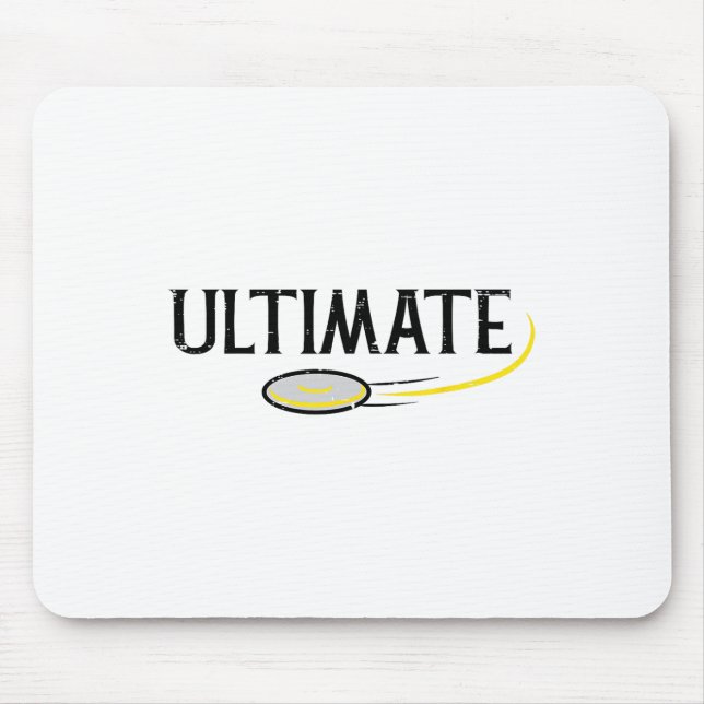 Mousepad Disco Golf Ultimate Frisbee Frolf Esportes Homens (Frente)