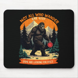 Mousepad Disco Vintage Sasquatch Nem Todos Que Vagam Estão