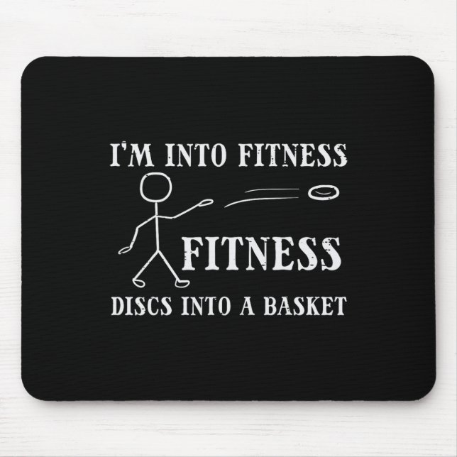 Mousepad Discos de Fitness em Skate Golfe Frisbee Frolf Mul (Frente)