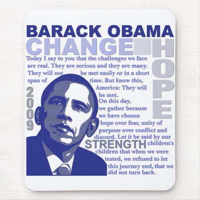 Mousepad Discurso de Obama (Frente)