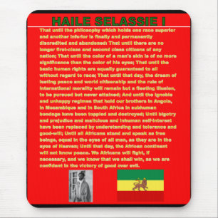 Mousepad Discurso famoso da guerra de Haile Selassie a UN