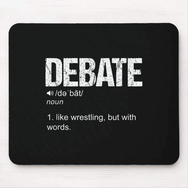Mousepad Discurso Sobre O Discurso Da Equipe De Debate Engr (Frente)