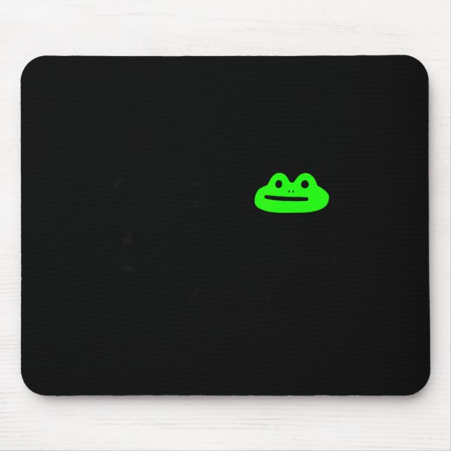 Mousepad Dishonest Frog Meme Behave No Funny Frog Meme Sayi (Frente)