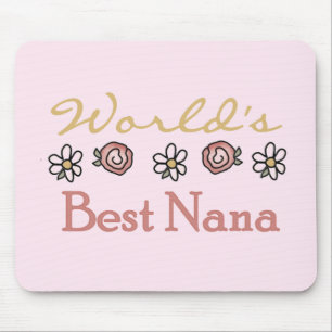 Mousepad Disies e Rosas Melhores Camisetas da Nana
