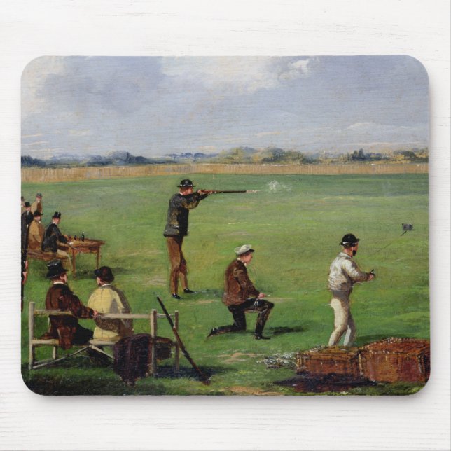 Mousepad Disparar (óleo no papel) (Frente)