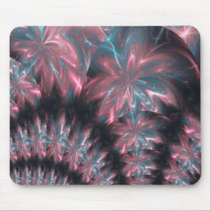 Mousepad Disposição Simétrica das Flores de Abstrato do Mou