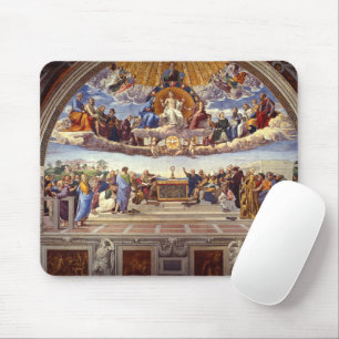Mousepad Disputação do Sacramento Sagrado por Raphael