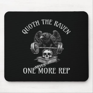 Mousepad Disse O Corvo Mais Uma Repetição Engraçado Treino