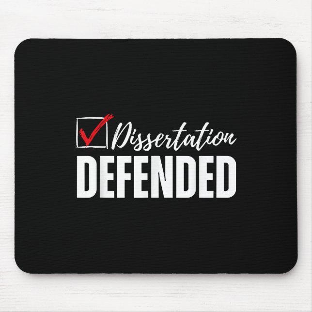 Mousepad Dissertação Defendeu Graduação De Doutorado Engraç (Frente)