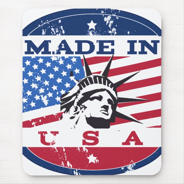 Mousepad Distintivo Feito nos EUA (Frente)