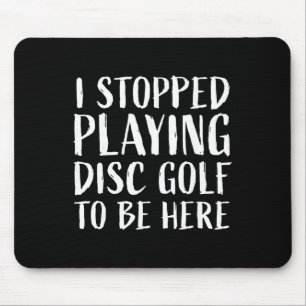 Mousepad Dito engraçado de jogador de golfe de disco