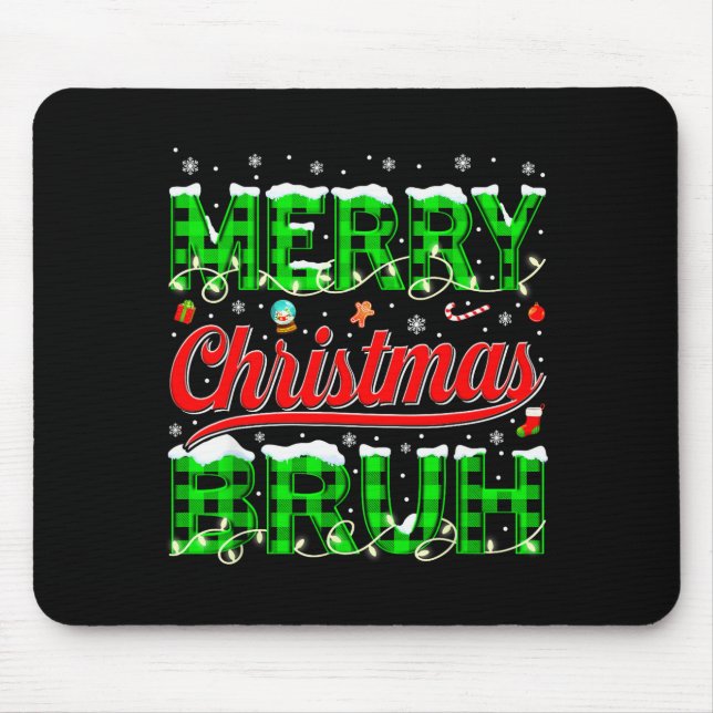 Mousepad Dito engraçado do meme Bruh cumprimento Bro adoles (Frente)